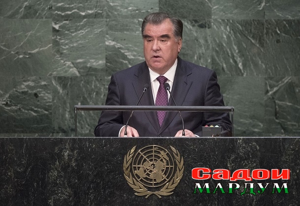 His Excellency Emomali Rahmon, President of the Republic of Tajikistan  General Assembly Seventieth session 9th plenary meeting: High-level plenary meeting of the (6th meeting)