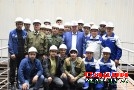 Боздид аз ҷараёни корҳо дар толори мошинҳои НБО «Роғун»